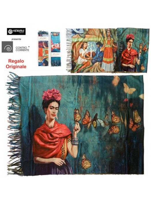 Scialle Stola Pashmina Frida Kahlo Donna Calda e Leggera CC-GIB29